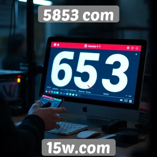 Desempenho técnico do site 5853 com em dispositivos móveis